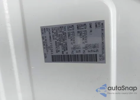 2014 Nissan Pathfinder Sl z USA, uszkodzony, nr VIN 5N1AR2MM6EC735361